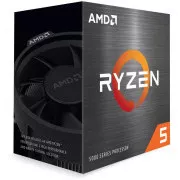 AMD-CPU Ryzen 5 5600X AM4 Box (6 Kerne, 12x Thread, 3,7 GHz / 4,6 GHz, 32 MB Cache, 65 W), mit Wraith Stealth-Kühler