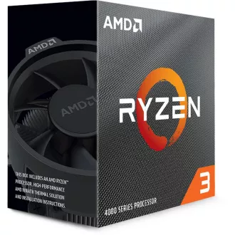 AMD-CPU Ryzen 3 4100 AM4 Box (4 Kerne, 8x Thread, 3,8GHz / 4,0GHz, 4MB Cache, 65W) mit Wraith Stealth Kühler