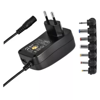Emos Universal-Netzteil pulse N3112, 3-12 V / 1,5 A max. mit Kamm, USB