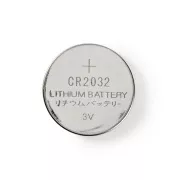 Nedis BALCR20325BL - Lithium Knopfbatterie CR2032 | 3 V | 5 Stück | Blistr