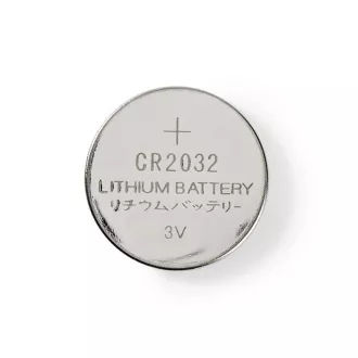 Nedis BALCR20325BL - Lithium Knopfbatterie CR2032 | 3 V | 5 Stück | Blistr Nedis BALCR20325BL - Lithium Knopfbatterie CR2032 | 3 V | 5 Stück | Blistr