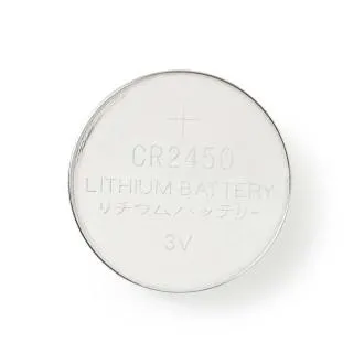Nedis BALCR24505BL – Lithium-Knopfzelle CR2450 | 3 V | 5 Stück | Blisterverpackung