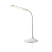 Nedis LTLG3M1WT4 - Dimmbare LED-Tischleuchte | Touch Control | 3 Beleuchtungsmodi | Wiederaufladbare Batterie | 280 lm