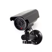 Nedis DUMCBS10BK - Dummy Sicherheitskameras | Rollende Kameras | IP44 | Schwarz