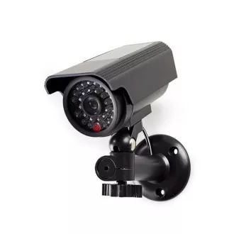 Nedis DUMCBS10BK - Dummy Sicherheitskameras | Rollende Kameras | IP44 | Schwarz