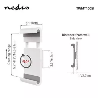 Nedis TWMT100SI - Tablet-Halterung | 7 - 12