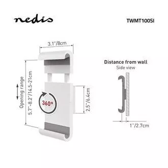 Nedis TWMT100SI - Tablet-Halterung | 7 - 12