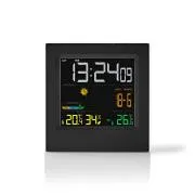 Nedis WEST404BK – Wetterstation | Funk-Sensor | Wecker | Wettervorhersage