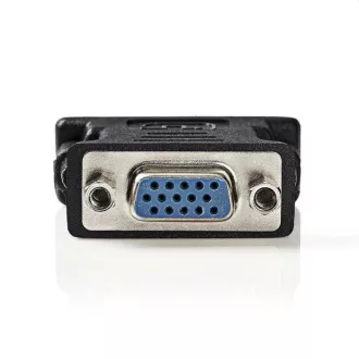 Nedis CCGB32900BK - DVI - VGA Adapter | DVI-I 24 5-Pin Stecker - VGA Buchse | Schwarz Nedis CCGB32900BK - DVI - VGA Adapter | DVI-I 24 5-Pin Stecker - VGA Buchse | Schwarz
