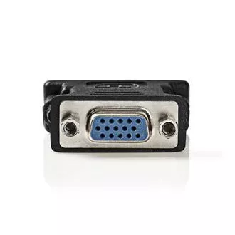 Nedis CCGB32900BK - DVI - VGA Adapter | DVI-I 24 5-Pin Stecker - VGA Buchse | Schwarz Nedis CCGB32900BK - DVI - VGA Adapter | DVI-I 24 5-Pin Stecker - VGA Buchse | Schwarz