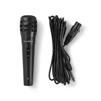 Nedis MPWD15BK – Kabelmikrofon | Empfindlichkeit: -72 dB /- 3 dB | 80 Hz – 12 kHz | 5 m Nedis MPWD15BK – Kabelmikrofon | Empfindlichkeit: -72 dB /- 3 dB | 80 Hz – 12 kHz | 5 m