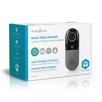 Nedis WIFICDP10GY - Wi-Fi Smart Türklingel mit Kamera | App Steuerung | microSD Slot | HD 720p - Unverpackt Nedis WIFICDP10GY - Wi-Fi Smart Türklingel mit Kamera | App Steuerung | microSD Slot | HD 720p - Unverpackt