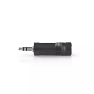 Nedis CAGB22935BK - Stereo Audio Adapter | 3.5mm Stecker - 6.35mm Buchse | Schwarz Nedis CAGB22935BK - Stereo Audio Adapter | 3.5mm Stecker - 6.35mm Buchse | Schwarz