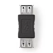 Nedis CCGB60900BK - USB 2.0 Adapter | A-Buchse - A-Buchse | Schwarz