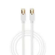 Nedis CCGB85221WT10 - CAT6 S/FTP Netzwerkkabel | RJ45 (8P8C) Stecker - RJ45 (8P8C) Stecker | 1 m | Weiß