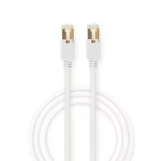 Nedis CCGB85221WT10 - CAT6 S/FTP Netzwerkkabel | RJ45 (8P8C) Stecker - RJ45 (8P8C) Stecker | 1 m | Weiß Nedis CCGB85221WT10 - CAT6 S/FTP Netzwerkkabel | RJ45 (8P8C) Stecker - RJ45 (8P8C) Stecker | 1 m | Weiß