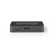 Nedis VSPL34002BK- HDMI Hub | 2 Ports | HDMI™ Eingang | 2x HDMI™ Ausgang | 4K@30Hz | 2.25 Gbps | Schwarz
