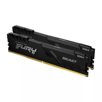 KINGSTON 16GB 3600MHz DDR4 CL17 DIMM (Kit mit 2) FURY Beast Schwarz
