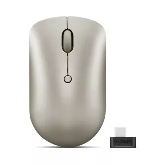 Lenovo Maus CONS 540 Wireless Compact USB-C (beige)