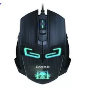 Crono CM647 - optische Gaming-Maus, USB-Anschluss, Auflösung 800/1200/1600 DPI, blaue Hintergrundbeleuchtung