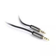 GEMBIRD CABLEXPERT Anschlusskabel Klinke 3,5mm M/M, PREMIUM QUALITÄT, vergoldet, 1,8m