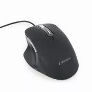 Gembird Maus MUS-6B-02, USB, schwarz