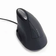 Gembird Maus MUS-ERGO-03, USB, ergonomisch, schwarz