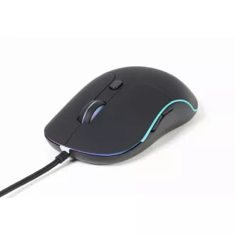 Gembird Maus MUS-UL-02, hintergrundbeleuchtet, 2400DPI, USB, schwarz