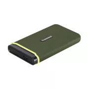Transcend ESD380C 2TB USB 3.2 Gen 2x2 (USB-C) Externe Anti-Shock SSD (3D TLC), 2000MB/R, 2000MB/W, Army Green