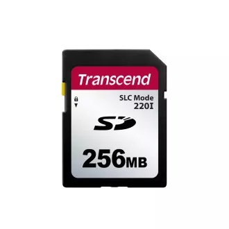 Transcend 256MB SD220I MLC Industrie-Speicherkarte (SLC-Modus), 22MB/s R,20MB/s W, schwarz Transcend 256MB SD220I MLC Industrie-Speicherkarte (SLC-Modus), 22MB/s R,20MB/s W, schwarz