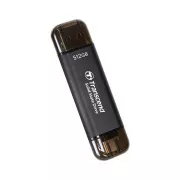 Transcend ESD310C 512GB, Externe SSD, USB 10Gbps, Typ C/A