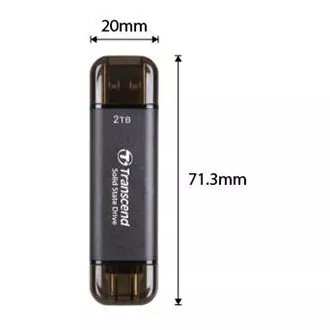 Transcend ESD310C 512GB, Externe SSD, USB 10Gbps, Typ C/A Transcend ESD310C 512GB, Externe SSD, USB 10Gbps, Typ C/A