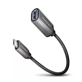 AXAGON RUCM-AFAC, USB-C (M) <-> USB-A (F) Kabeladapter, 20cm, USB 3.2 Gen 1, 3A, ALU AXAGON RUCM-AFAC, USB-C (M) <-> USB-A (F) Kabeladapter, 20cm, USB 3.2 Gen 1, 3A, ALU