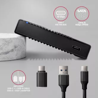 AXAGON EE25-GTR, USB-C 10Gbps - SATA 6G 2.5 AXAGON EE25-GTR, USB-C 10Gbps - SATA 6G 2.5