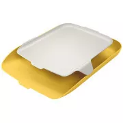 LEITZ Dokumentenhalter mit Organizer Cosy, warmes Gelb