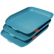 LEITZ Dokumentenhalter mit Organizer Cosy Set 3tlg. ruhig blau
