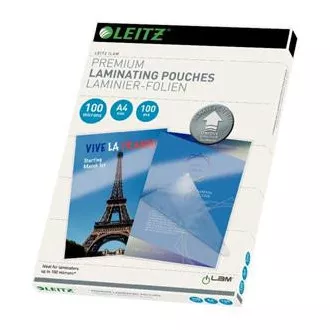 LEITZ Laminiertaschen A4 mit Routing-Technologie, 100 mic (100 Stück)
