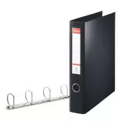 Esselte Kunststoff-Ringbuch VIVIDA, 4DR/40mm, Rücken 60 mm, schwarz