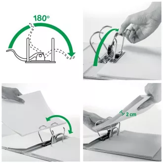 LEITZ Mobile Binder 180° Active WOW, 50 mm, schwarz