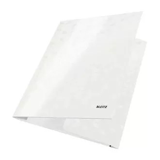 LEITZ Dreifach-WOW-Mappen, A4, perlweiß LEITZ Dreifach-WOW-Mappen, A4, perlweiß