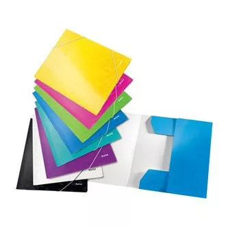 LEITZ Dreifach-WOW-Mappen, A4, eisblau LEITZ Dreifach-WOW-Mappen, A4, eisblau