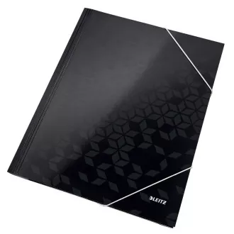 LEITZ Dreifach-WOW-Mappen, A4, schwarz LEITZ Dreifach-WOW-Mappen, A4, schwarz