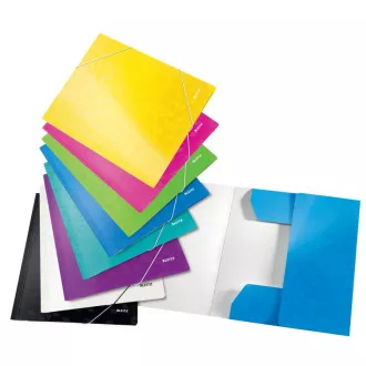 LEITZ Dreifach-WOW-Mappen, A4, schwarz LEITZ Dreifach-WOW-Mappen, A4, schwarz
