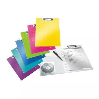 LEITZ Schreibblock mit Umschlag WOW, A4, gelb LEITZ Schreibblock mit Umschlag WOW, A4, gelb
