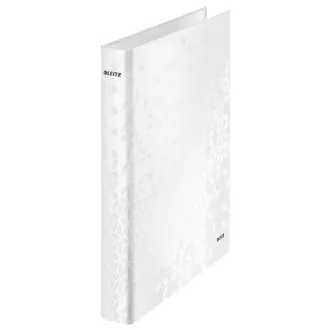 LEITZ Ringbuch WOW, A4 , 2DR/25mm, perlweiß LEITZ Ringbuch WOW, A4 , 2DR/25mm, perlweiß