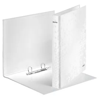 LEITZ Ringbuch WOW, A4 , 2DR/25mm, perlweiß LEITZ Ringbuch WOW, A4 , 2DR/25mm, perlweiß