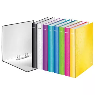 LEITZ Ringbuch WOW, A4 , 2DR/25mm, perlweiß LEITZ Ringbuch WOW, A4 , 2DR/25mm, perlweiß
