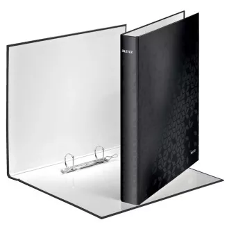 LEITZ Ringbuch WOW, A4 , 2DR/25mm, schwarz LEITZ Ringbuch WOW, A4 , 2DR/25mm, schwarz