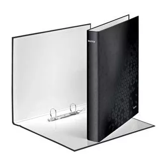 LEITZ Ringbuch WOW, A4 , 2DR/25mm, schwarz LEITZ Ringbuch WOW, A4 , 2DR/25mm, schwarz