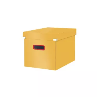 LEITZ Quadratische Box Click&Store COSY, Größe L (A4), warmes Gelb